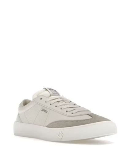 Dior Gray Calfskin Low Top Sneakers