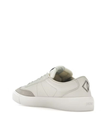 Dior Gray Calfskin Low Top Sneakers