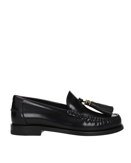 Dior Black Calfskin Slip-On Loafers