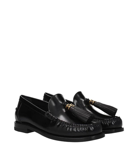Dior Black Calfskin Slip-On Loafers