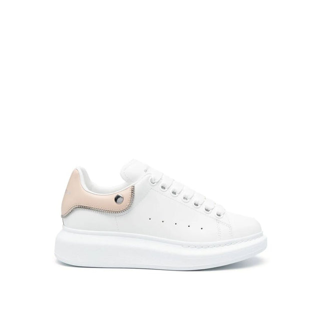 Alexander McQueen White Calfskin Chunky Sneakers