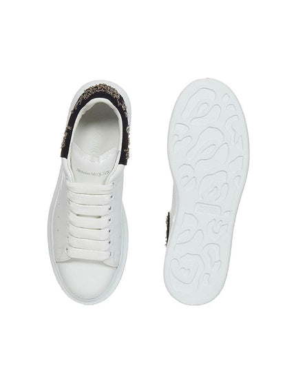Alexander McQueen White Calfskin Chunky Sneakers