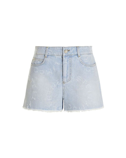 Stella McCartney Blue Denim Shorts