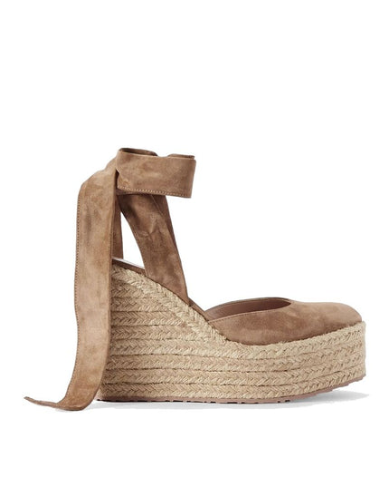 Gianvito Rossi Beige Calfskin Espadrilles