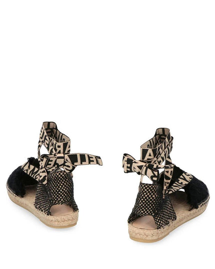 Stella McCartney Black Canvas Espadrilles