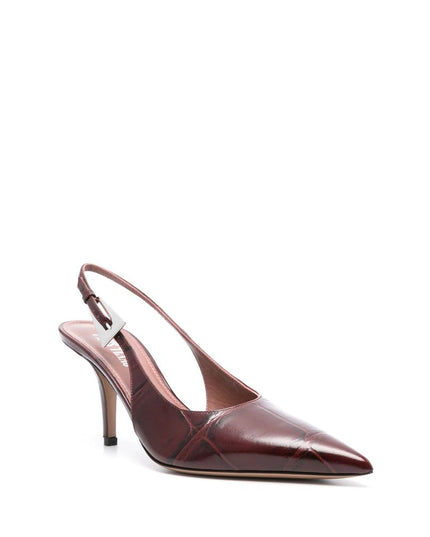 Paris Texas Red Calfskin High Heel Pumps