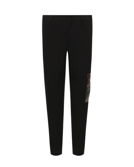 Dolce & Gabbana Black Cotton Cargo Pants