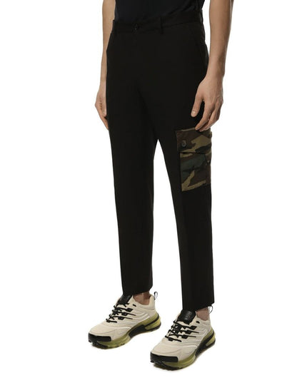 Dolce & Gabbana Black Cotton Cargo Pants