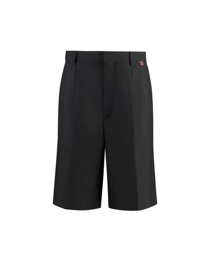 Gucci Black Polyester Bermuda Shorts
