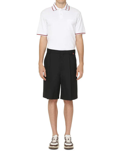 Gucci Black Polyester Bermuda Shorts