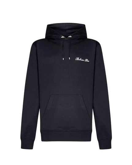 Balmain Black Cotton Sweatshirt