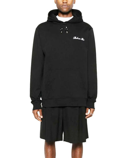 Balmain Black Cotton Sweatshirt