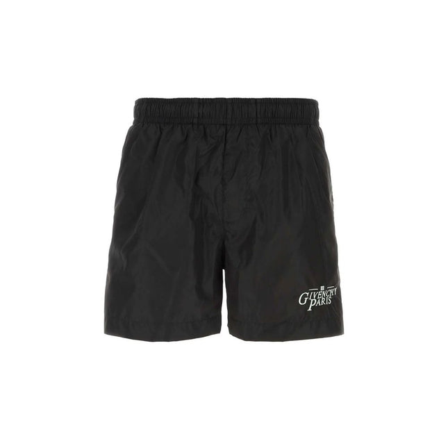 Givenchy Black Polyamide Swim Shorts