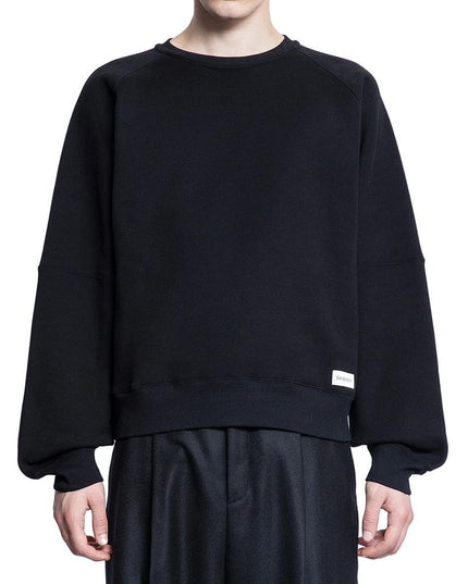 Saint Laurent Black Cotton Sweatshirt