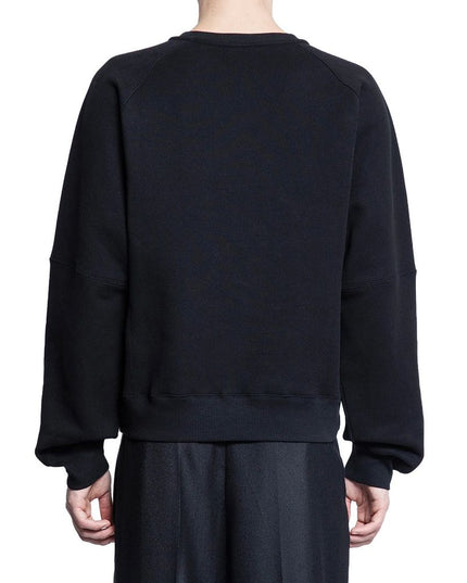 Saint Laurent Black Cotton Sweatshirt