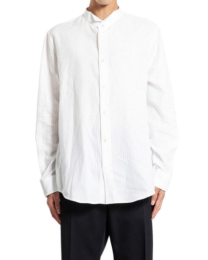 Celine White Cotton Dress Shirt