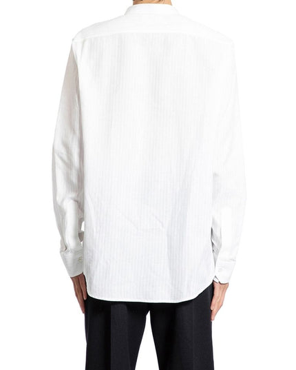 Celine White Cotton Dress Shirt