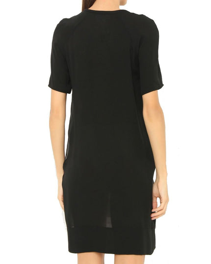 Dsquared² Black Silk Casual Dress