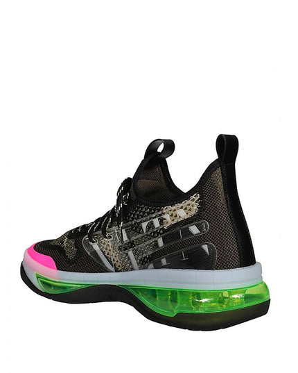 Valentino Garavani Black Fabric Athletic Sneakers