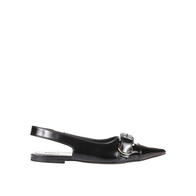Givenchy Black Calfskin Ballet Flats