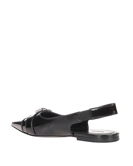 Givenchy Black Calfskin Ballet Flats