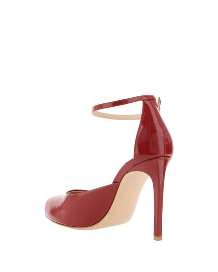 Gianvito Rossi Red Calfskin High Heel Pumps