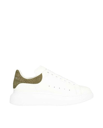 Alexander McQueen White Calfskin Low Top Sneakers