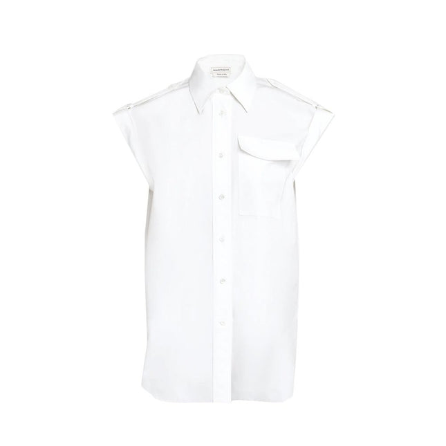 Alexander McQueen White Cotton Shirt