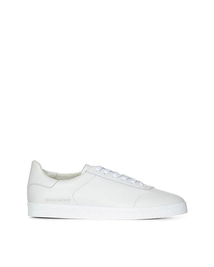 Givenchy White Calfskin Low Top Sneakers