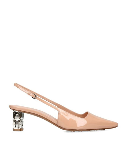 Givenchy Beige Calfskin Mid Heel Pumps