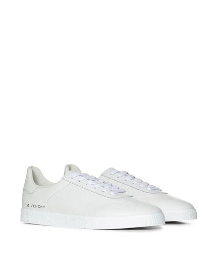 Givenchy White Calfskin Low Top Sneakers