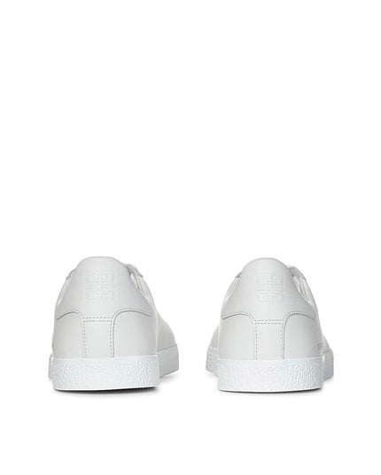 Givenchy White Calfskin Low Top Sneakers
