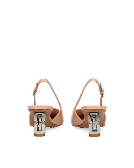 Givenchy Beige Calfskin Mid Heel Pumps