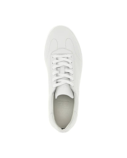 Givenchy White Calfskin Low Top Sneakers