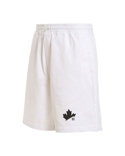 Dsquared² White Cotton Shorts