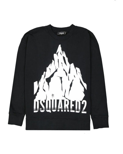 Dsquared² Black Cotton Sweatshirt