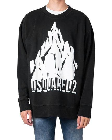 Dsquared² Black Cotton Sweatshirt