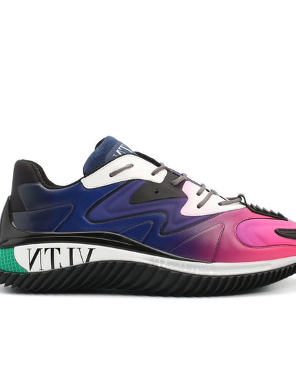 Valentino Garavani Black Calfskin Athletic Sneakers