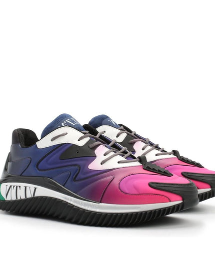 Valentino Garavani Black Calfskin Athletic Sneakers