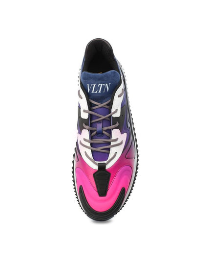 Valentino Garavani Black Calfskin Athletic Sneakers