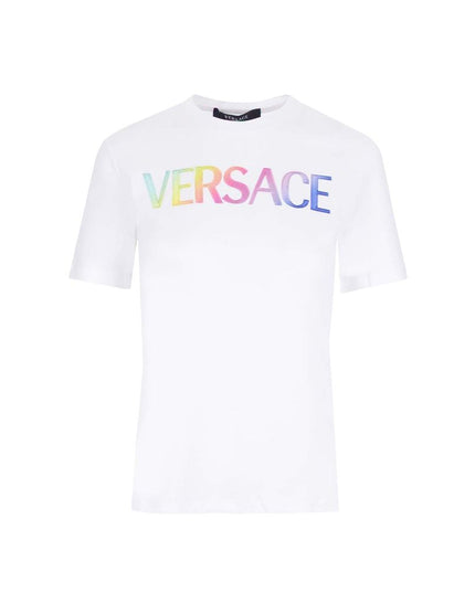 Versace White Cotton T-Shirt
