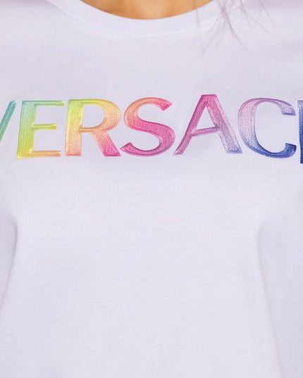 Versace White Cotton T-Shirt