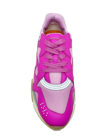Versace Multicolor Leather Chunky Sneakers