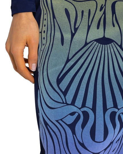 Stella McCartney Blue Polyamide Long Skirt