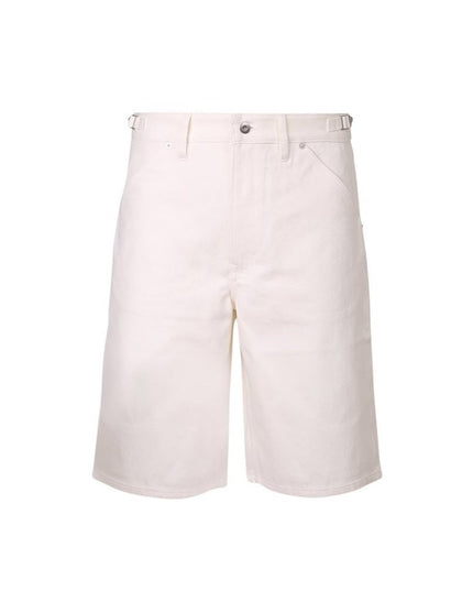 Jil Sander White Denim Shorts