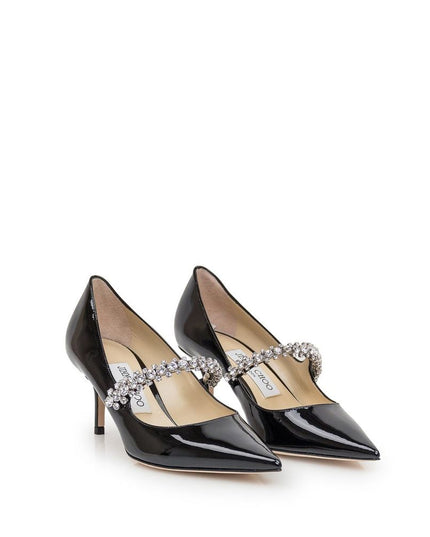 Jimmy Choo Black Calfskin High Heel Pumps