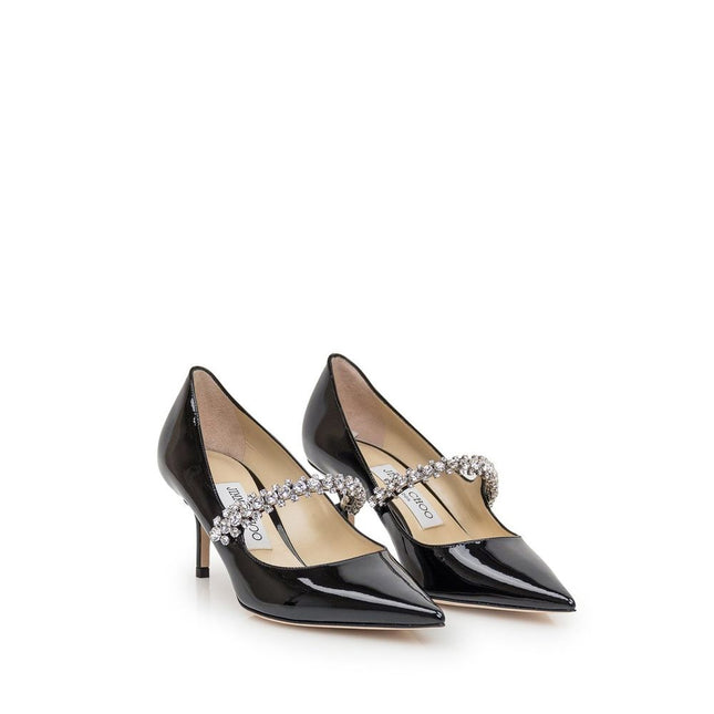 Jimmy Choo Black Calfskin High Heel Pumps