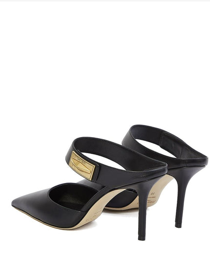Jimmy Choo Black Calfskin High Heel Pumps