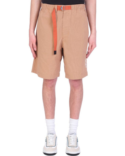 Kenzo Brown Cotton Bermuda Shorts