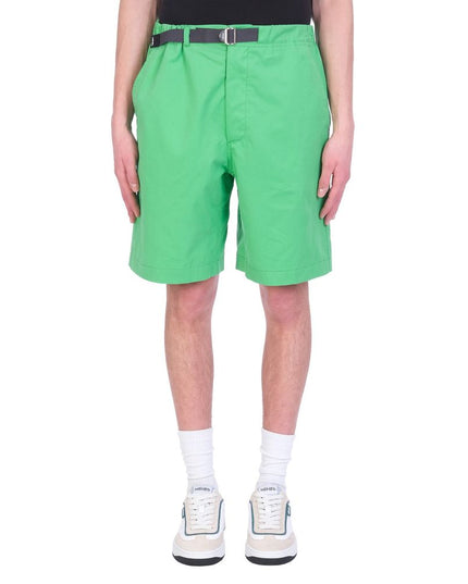 Kenzo Green Cotton Shorts